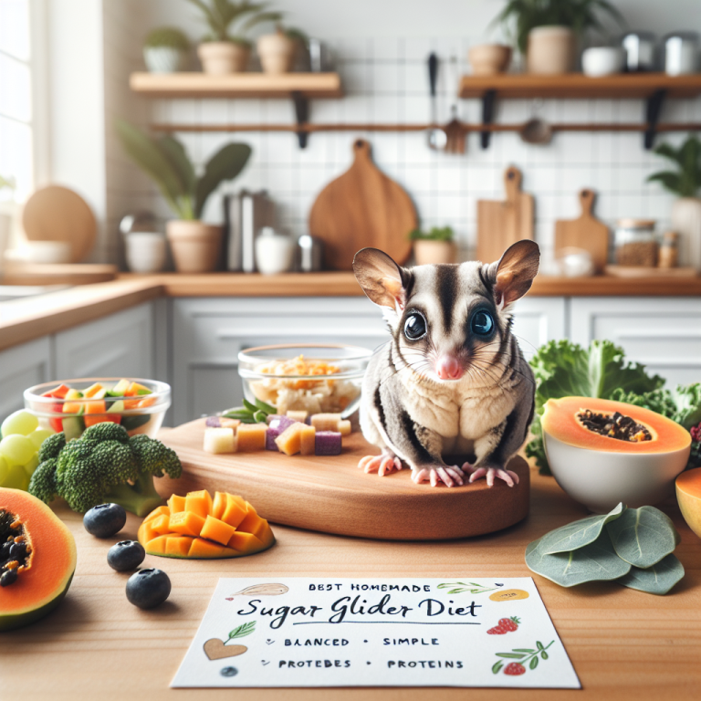Best Homemade Sugar Glider Diet: Balanced, Simple, and Vet-Approved